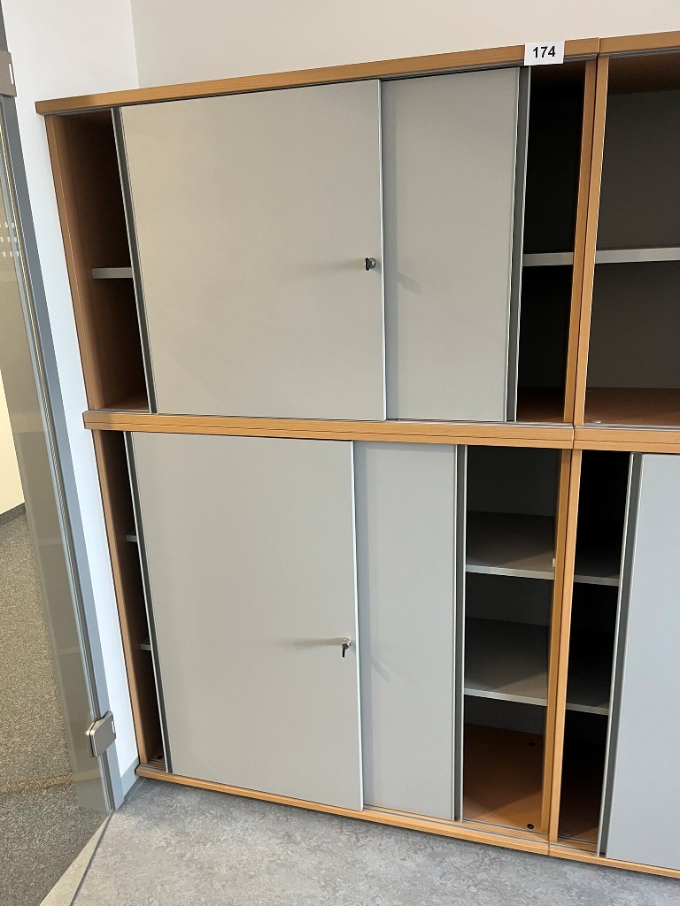 Hali Doppel Aktenschrank Unterteil ca. 1 x 120 x 45 x 110 cm und ca. 1 x 120 x 45 x 80 cm