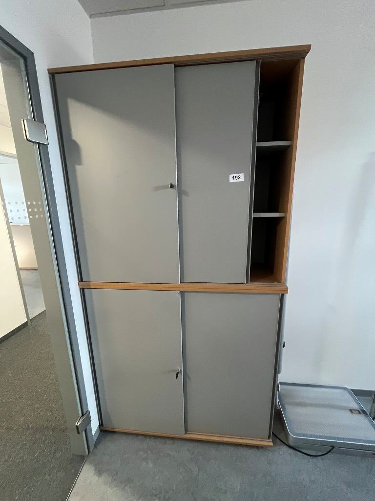 Hali Aktenschrank-Kombination, 2teilig, bestehend aus Ober- und Unterschrank je 120 x 45 x 110 cm?d=2026-09-23 23:07:39