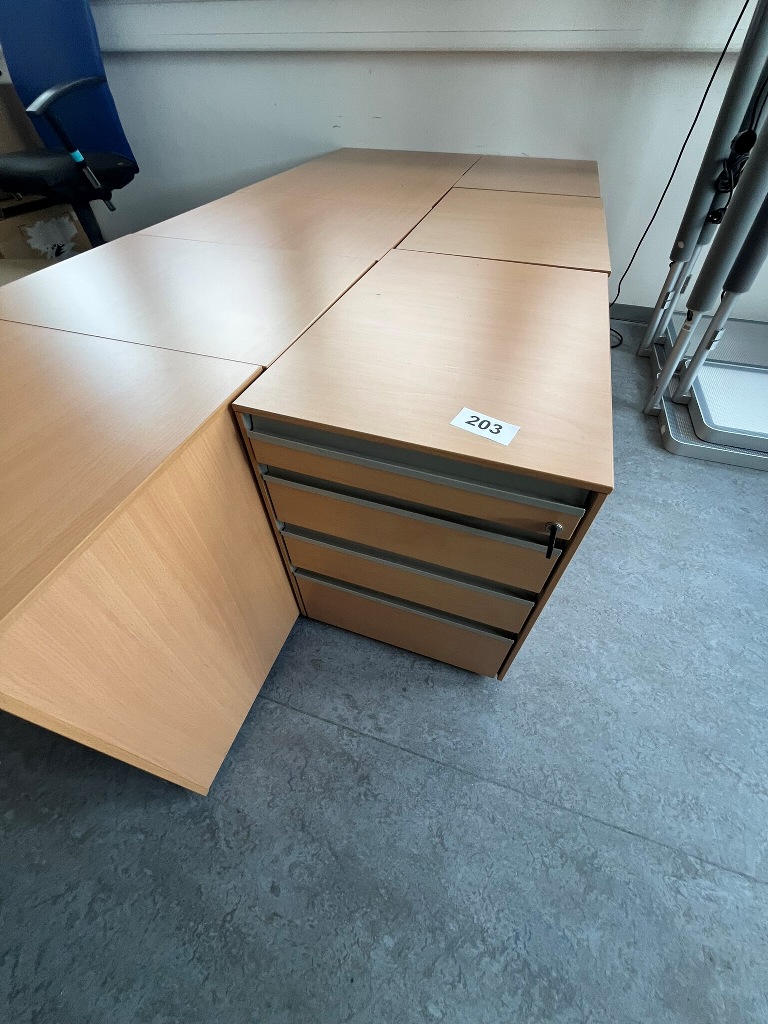 4 Stk. Hali Rollcontainer