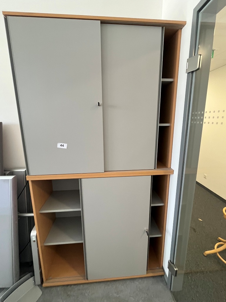 Hali Aktenschrank-Kombination, 2teilig, bestehend aus Ober- und Unterschrank je 120 x 45 x 110 cm?d=2026-09-23 23:07:16