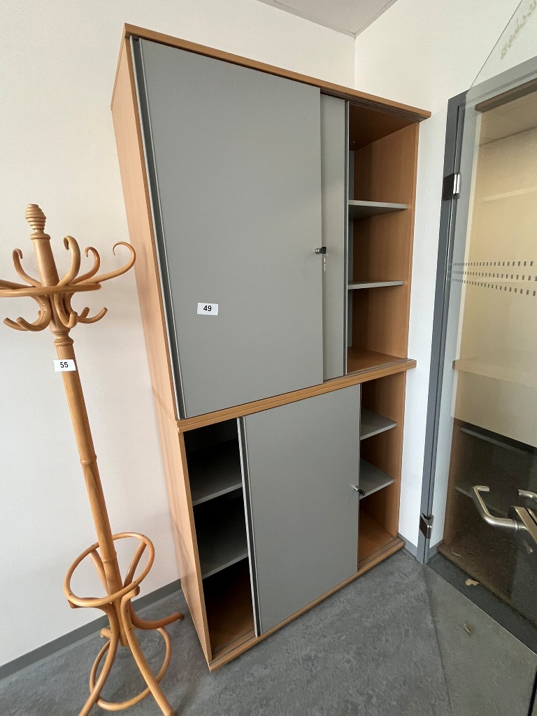 Hali Aktenschrank-Kombination, 2teilig, bestehend aus Ober- und Unterschrank je 120 x 45 x 110 cm?d=2026-09-23 23:07:07