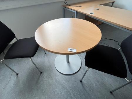 Besuchertich DM 80 cm mit 2 Besucherst�hlen
