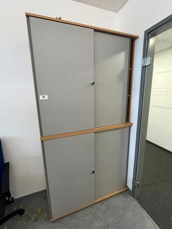 Hali Aktenschrank-Kombination, 2teilig, bestehend aus Ober- und Unterschrank je 120 x 45 x 110 cm