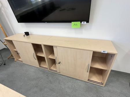 2 Stk. Aktenschr�nke je 120 x 42 x 80 cm