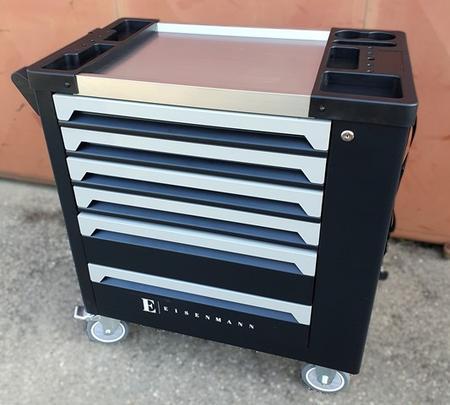 Werkzeugwagen 2.1 best�ckt � schwarz/silber