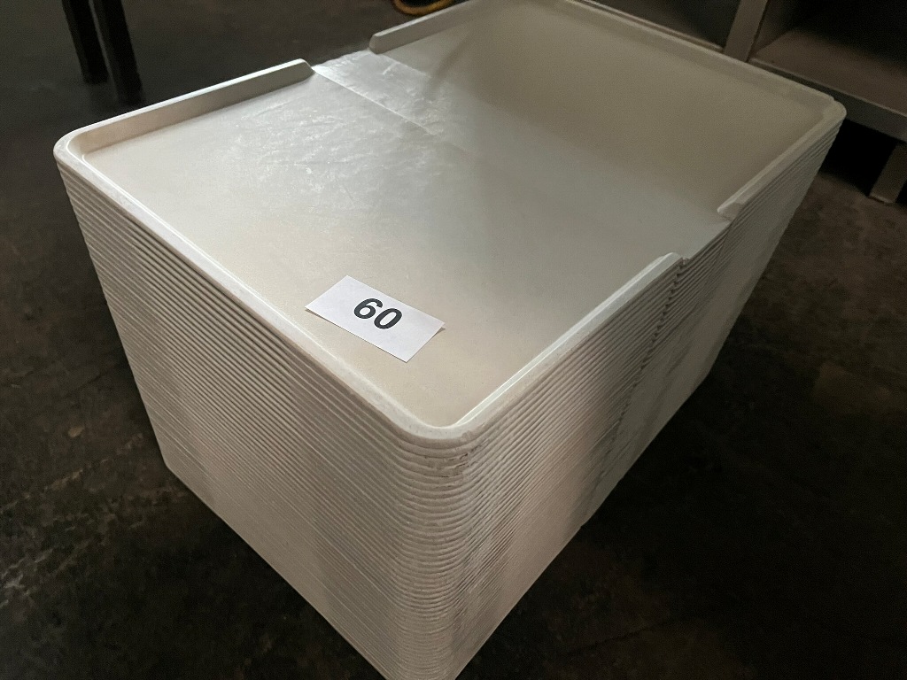 ca. 50 Stk. Tabletts aus Kunststoff