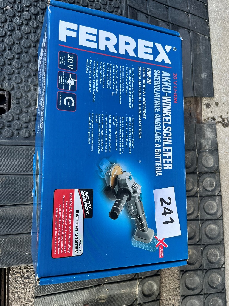 Ferrex Akku-Winkelschleifer Typ FAW-20?d=2026-10-13 22:43:07