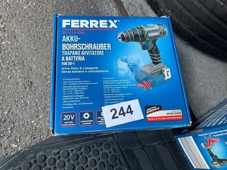 Ferrex Akku.Bohrschrauber Typ FAB 20-1, ohne Akku und Ladegerät Ferrex Akku.Bohrschrauber Typ FAB 20-1, ohne Akku und Ladegerät