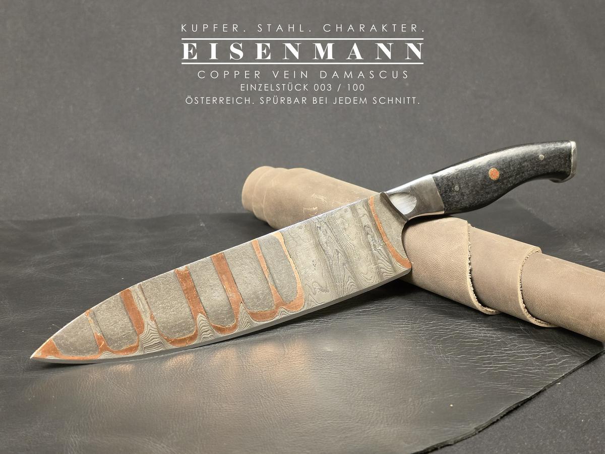 EISENMANN Copper Vein Damascus - Einzelst&uuml;ck Nr. 003/100