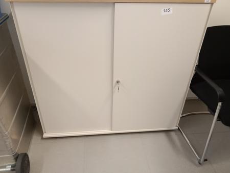 BENE Aktenschrank, 3 Ordnerh�hen, Ma�e B 120 x T 44 x H 113 cm