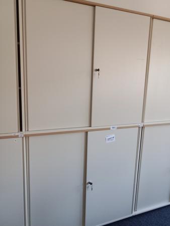 BENE Aktenschrank, 6 Ordnerh�hen, 2teilig, bestehend aus Ober- und Unterschrank, Ma�e gesamt ca. B 120 x T 44 x H 226 cm