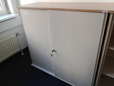 BENE Aktenschrank, 3 Ordnerh�hen, Ma�e B 120 x T 44 x H 113 cm