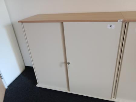 BENE Aktenschrank, 3 Ordnerh�hen, Ma�e B 120 x T 44 x H 113 cm