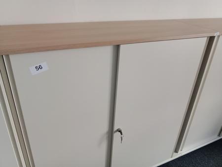 BENE Aktenschrank, 3 Ordnerh�hen, Ma�e B 120 x T 44 x H 113 cm