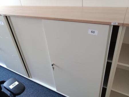 BENE Aktenschrank, 3 Ordnerh�hen, Ma�e B 120 x T 44 x H 113 cm