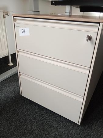 BENE Rollcontainer, Ma�e: ca T 80 cm x B 43 cm