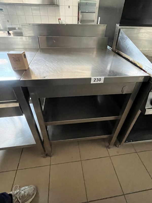 Edelstahl Arbeitstisch ca. 70/69/87 cm