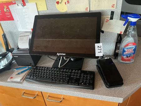 ASISTEC - IGENICO Kassen PC mit Epson Drucker