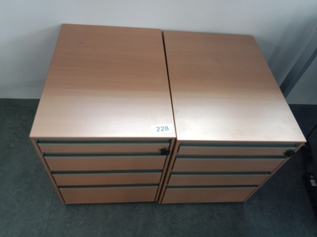 2 Stk. Hali Rollcontainer, ca. 43 x 60 x 55 cm?d=2026-10-30 09:27:12