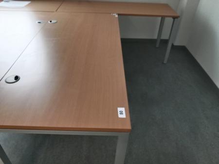L-förmige Schreibtisch-Kombination 260 x 80-160 cm L-förmige Schreibtisch-Kombination 260 x 80-160 cm