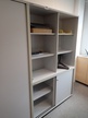 Regalwand mit Schiebetürschrank 2 Ordnerhöhen ca. 120x190 cm Regalwand mit Schiebetürschrank 2 Ordnerhöhen ca. 120x190 cm