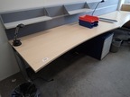 Einzelschreibtisch ca. 200x100 ( 90 ) cm Einzelschreibtisch ca. 200x100 ( 90 ) cm