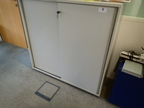 Aktenschrank Type B 3 Ordnerhöhen ca. 120x115 cm mit Schiebetüren Aktenschrank Type B 3 Ordnerhöhen ca. 120x115 cm mit Schiebetüren