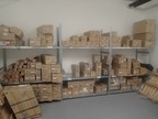 ca. 4.5 lfm Fachboden-Steckregal-Anlage in verzinkter Ausführung, 3 Fachböden, T ca. 60 cm, H ca. 210 cm ca. 4.5 lfm Fachboden-Steckregal-Anlage in verzinkter Ausführung, 3 Fachböden, T ca. 60 cm, H ca. 210 cm