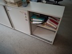 Schiebetürschrank 2 Ordnerhöhen ca. 120x78 cm Schiebetürschrank 2 Ordnerhöhen ca. 120x78 cm