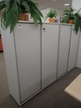 AS - Aktenschrank mit 4 Ordnerhöhen mit Schiebetüre ca.120x153 cm AS - Aktenschrank mit 4 Ordnerhöhen mit Schiebetüre ca.120x153 cm