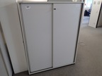AS - Aktenschrank mit 4 Ordnerhöhen mit Schiebetüre ca.120x153 cm AS - Aktenschrank mit 4 Ordnerhöhen mit Schiebetüre ca.120x153 cm