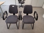 2 Stück Besucherstühle 2 Stück Besucherstühle