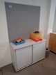 Schiebetürschrank 2 Ordnerhöhen mit Pinnwand ca. 120x190 cm Schiebetürschrank 2 Ordnerhöhen mit Pinnwand ca. 120x190 cm