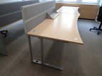 Schreibtischmodul ca. 200x100 cm Schreibtischmodul ca. 200x100 cm