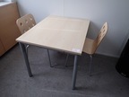 Besprechungstischgruppe mit 2 Stühlen ca. 100x80 cm Besprechungstischgruppe mit 2 Stühlen ca. 100x80 cm