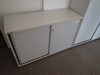 Aktenschrank 2 Ordnerhöhen ca. 120x78 cm mit Schiebetüren Aktenschrank 2 Ordnerhöhen ca. 120x78 cm mit Schiebetüren