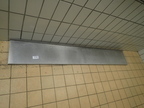 Edelstahl-Hängeregal ca. 210 x 30 cm Edelstahl-Hängeregal ca. 210 x 30 cm