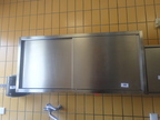 Edelstahl Schiebetürschrank ca. 140 x 40 x 65 cm Edelstahl Schiebetürschrank ca. 140 x 40 x 65 cm