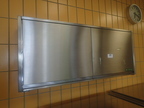 Edelstahl-Doppelflügel-Hängetürschrank ca. 120 x 35 x 50 cm Edelstahl-Doppelflügel-Hängetürschrank ca. 120 x 35 x 50 cm