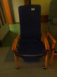 1 Gesundheitsstuhl blau 1 Gesundheitsstuhl blau